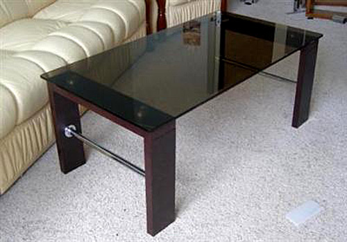 столик стеклянный для журналов Лиса11