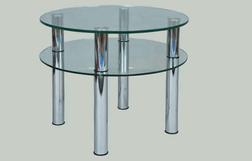 стол журнальный стекло /хром Тауер 28