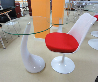 столик для кафе стеклянный Перла