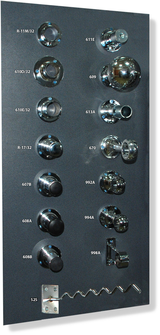 крепления для системы Уно (труба 25 мм)