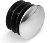 заглушка хром R-17 для 25  трубы Уно