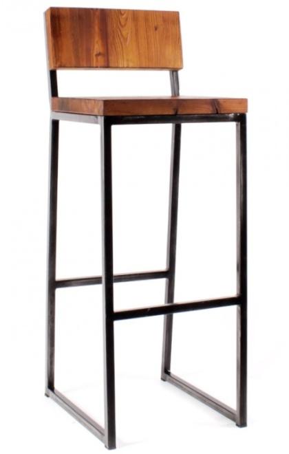 стул барный Лофт со спинкой недорого