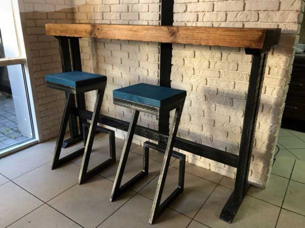 высокий барный стул для бара #Loft