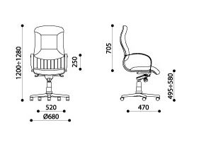 Кресло аполло размер.