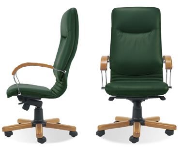 Кресло кожаное нова ЭКСТРА.