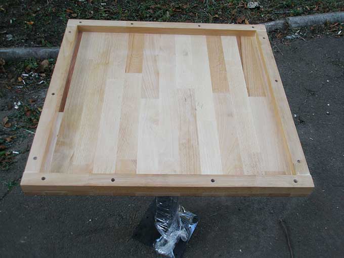 Столешница буковая для стола кафе