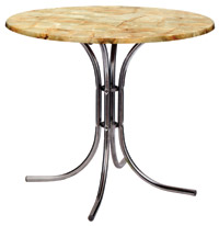 основание для стола Соня хром/блек