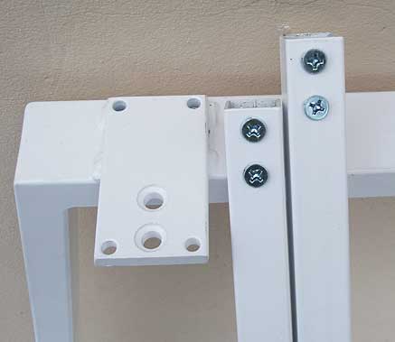 Крепление базы для стола, металлические опоры