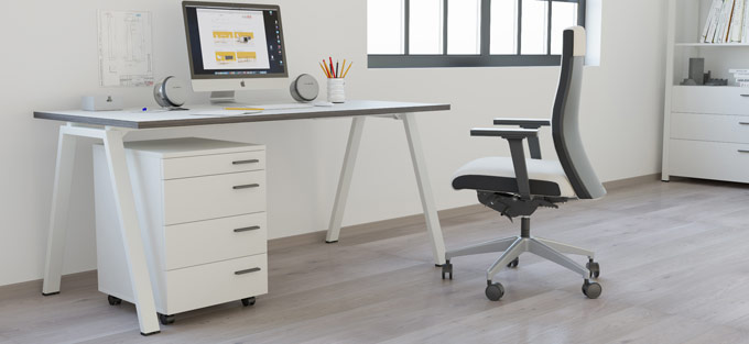 каркас для стола белый