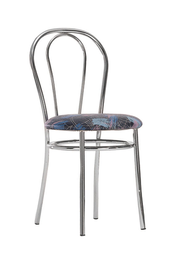 Стульчик для кафе, Тюльпан хром