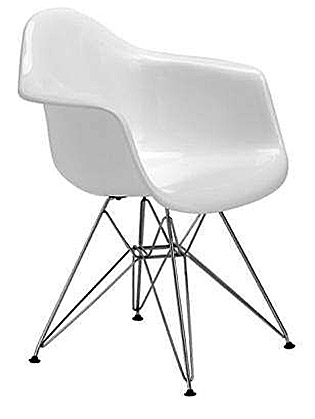 кресло барное Тауэр белое