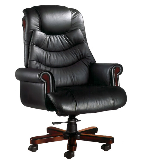 шикарное кожаное кресло Бисмарк